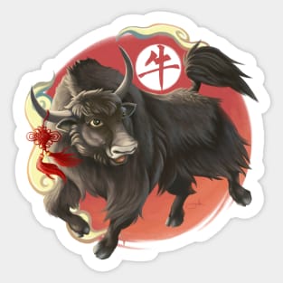 Year of the Ox Sticker